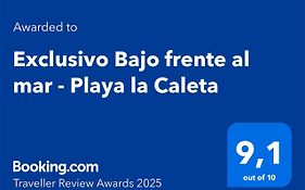 Exclusivo Bajo frente al mar - Playa la Caleta